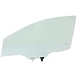 Front, Driver and Passenger Side Door Glasses, Green Tint, Replaces NAGS No. FD25763 GTYN, FD25764 GTYN