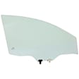 Front, Driver and Passenger Side Door Glasses, Green Tint, Replaces NAGS No. FD25763 GTYN, FD25764 GTYN