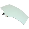 Front, Driver and Passenger Side Door Glasses, Green Tint, Replaces NAGS No. FD25763 GTYN, FD25764 GTYN