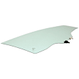 Front, Driver and Passenger Side Door Glasses, Green Tint, Replaces NAGS No. FD25763 GTYN, FD25764 GTYN