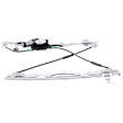 Front And Rear, Passenger Side Power Window Regulator, With Motor