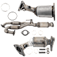 Front and Rear, Driver and Passenger Side Catalytic Converters, 3.5L Engine, Federal EPA Standard, 46-State Legal (Cannot ship to CA, CO, NY or ME)