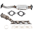 2008-2012 Nissan Pathfinder - Front and Rear, Driver Side Catalytic Converters, Federal EPA Standard, 46-State Legal (Cannot ship to CA, CO, NY or ME), 5.6L Engine