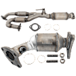 2004 Nissan Quest - Front and Rear, Passenger Side Catalytic Converter, 3.5L 6Cyl, Federal EPA Standard, 46-State Legal (Cannot ship to CA, CO, NY or ME), Firewall Side, Direct JC Whitney Series