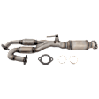 2004 Nissan Quest - Front and Rear, Passenger Side Catalytic Converter, 3.5L 6Cyl, Federal EPA Standard, 46-State Legal (Cannot ship to CA, CO, NY or ME), Firewall Side, Direct JC Whitney Series