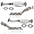 Front and Rear, Driver and Passenger Side Catalytic Converters, Federal EPA Standard, 46-State Legal (Cannot ship to CA, CO, NY or ME), 5.6L Engine