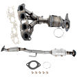 Catalytic Converter, 2.5L, 4Cyl, Federal EPA Standard, 46-State Legal (Cannot ship to CA, CO, NY or ME), Direct JC Whitney Series, Direct Fit