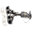 Catalytic Converter, 2.5L, 4Cyl, Federal EPA Standard, 46-State Legal (Cannot ship to CA, CO, NY or ME), Direct JC Whitney Series, Direct Fit