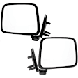Driver and Passenger Side Mirrors, Manual Adjust, Manual Folding, Non-Heated, Chrome, No Signal Light, No Memory, No Puddle Light, No Auto-Dimming, No Blind Spot Feature