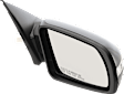 Driver and Passenger Side Mirrors, Power Adjust, Manual Folding, Non-Heated, Paintable, In-housing Signal Light, No Memory, No Puddle Light, No Auto-Dimming, No Blind Spot Feature