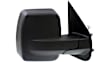 Driver and Passenger Side Mirror, Power Adjust, Heated, Manual Folding, Textured Black, No Signal Light, No Memory, No Puddle Light, No Auto-Dim, With Blind Spot Glass