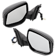 2014 Nissan Altima - Driver and Passenger Side Mirror, Power Adjust, Non-Heated, Paintable, Manual Folding, In-housing Signal Light, No Blind Spot Feature, No Memory, No Puddle Light, No Auto-Dimming