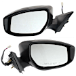 Driver and Passenger Side Mirrors, Power Adjust, Manual Folding, Heated, Paintable, In-housing Signal Light, No Memory, No Puddle Light, No Auto-Dimming, No Blind Spot Feature