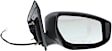 2016 Nissan Sentra - Driver and Passenger Side Mirror, Power Adjust, Non-Heated, Textured Black, Manual Folding, No Signal Light, No Blind Spot Feature, No Memory, No Puddle Light, No Auto-Dimming