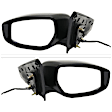 Driver and Passenger Side Mirror, Power Adjust, Heated, Manual Folding, Paintable, In-housing Signal Light, No Memory, No Puddle Light, No Auto-Dim, No Blind Spot Feature