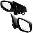 Driver and Passenger Side Mirrors, Power Adjust, Manual Folding, Non-Heated, Paintable, No Signal Light, No Memory, No Puddle Light, No Auto-Dimming, No Blind Spot Feature