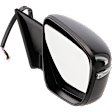 Driver and Passenger Side Mirrors, Power Adjust, Manual Folding, Non-Heated, Paintable, In-housing Signal Light, No Memory, No Puddle Light, No Auto-Dimming, No Blind Spot Feature