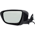 Driver and Passenger Side Mirrors, Power Adjust, Manual Folding, Non-Heated, Paintable, In-housing Signal Light, No Memory, No Puddle Light, No Auto-Dimming, No Blind Spot Feature