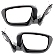 Driver and Passenger Side Mirror, Power Adjust, Non-Heated, Manual Folding, Paintable, In-housing Signal Light, No Memory, No Puddle Light, No Auto-Dim, No Blind Spot Feature