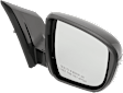 Driver and Passenger Side Mirror, Power Adjust, Non-Heated, Manual Folding, Paintable, In-housing Signal Light, No Memory, No Puddle Light, No Auto-Dim, No Blind Spot Feature