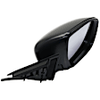 Driver and Passenger Side Mirrors, Power Adjust, Heated, Manual Folding, Paintable, In-housing Signal Light, No Memory, No Blind Spot Feature, USA Built, For Models Without Side View Camera