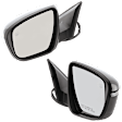 Driver and Passenger Side Mirrors, Power Adjust, Manual Folding, Heated, Paintable, In-housing Signal Light, No Memory, No Puddle Light, No Auto-Dimming, No Blind Spot Feature