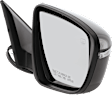 Driver and Passenger Side Mirrors, Power Adjust, Manual Folding, Heated, Paintable, In-housing Signal Light, No Memory, No Puddle Light, No Auto-Dimming, No Blind Spot Feature