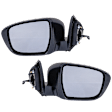 Driver and Passenger Side Mirrors, Power Adjust, Manual Folding, Heated, Paintable, In-housing Signal Light, No Memory, No Puddle Light, No Auto-Dimming, No Blind Spot Feature