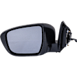 Driver and Passenger Side Mirrors, Power Adjust, Manual Folding, Heated, Paintable, In-housing Signal Light, No Memory, No Puddle Light, No Auto-Dimming, No Blind Spot Feature