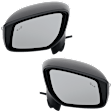 Driver and Passenger Side Mirrors, Power Adjust, Manual Folding, Heated, Paintable, In-housing Signal Light, No Memory, No Puddle Light, No Auto-Dimming, With Blind Spot Detection in Glass