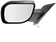 2006 Nissan Titan - Driver and Passenger Side Mirror, For Models Without Towing Package, Power Adjust, Non-Heated, Chrome, Manual Folding, No Signal Light, No Blind Spot Feature, Without Memory Recall, No Puddle Light, No Auto-Dimming