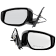 Driver and Passenger Side Mirrors, Power Adjust, Manual Folding, Non-Heated, Textured Black, No Signal Light, No Memory, No Puddle Light, No Auto-Dimming, No Blind Spot Feature