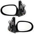 Driver and Passenger Side Mirror, Power Adjust, Non-Heated, Non-Folding, Paintable, No Signal Light, No Memory, No Puddle Light, No Auto-Dim, No Blind Spot Feature