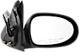 Driver and Passenger Side Mirror, Power Adjust, Non-Heated, Non-Folding, Paintable, No Signal Light, No Memory, No Puddle Light, No Auto-Dim, No Blind Spot Feature