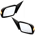 Driver and Passenger Side Mirrors, Power Adjust, Manual Folding, Heated, Paintable, In-housing Signal Light, No Memory, No Puddle Light, No Auto-Dimming, No Blind Spot Feature