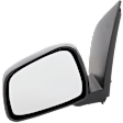 Driver and Passenger Side Mirrors, Manual Adjust, Manual Folding, Non-Heated, Textured Black, No Signal Light, No Memory, No Puddle Light, No Auto-Dimming