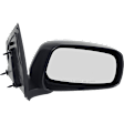 Driver and Passenger Side Mirrors, Manual Adjust, Manual Folding, Non-Heated, Textured Black, No Signal Light, No Memory, No Puddle Light, No Auto-Dimming