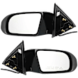 Driver and Passenger Side Mirror, Power Adjust, Non-Heated, Manual Folding, Paintable, No Signal Light, No Memory, No Puddle Light, No Auto-Dim, No Blind Spot Feature