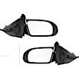 Driver and Passenger Side Mirror, Power Adjust, Heated, Non-Folding, Paintable, In-housing Signal Light, No Memory, No Puddle Light, No Auto-Dim, No Blind Spot Feature