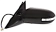 Driver and Passenger Side Mirrors, Power Adjust, Non-Folding, Non-Heated, Paintable, In-housing Signal Light, With memory, No Puddle Light, No Auto-Dimming, No Blind Spot Feature