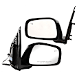 2010 Nissan Pathfinder - Driver and Passenger Side Mirror, Power Adjust, Heated, Paintable, Manual Folding, No Signal Light, No Blind Spot Feature, With Memory, No Puddle Light, No Auto-Dimming