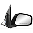 2010 Nissan Pathfinder - Driver and Passenger Side Mirror, Power Adjust, Heated, Paintable, Manual Folding, No Signal Light, No Blind Spot Feature, With Memory, No Puddle Light, No Auto-Dimming