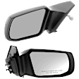 Coupe Driver and Passenger Side Mirror, Power Adjust, Non-Heated, Manual Folding, Paintable, No Signal Light, No Memory, No Puddle Light, No Auto-Dim, No Blind Spot Feature