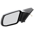 Coupe Driver and Passenger Side Mirror, Power Adjust, Non-Heated, Manual Folding, Paintable, No Signal Light, No Memory, No Puddle Light, No Auto-Dim, No Blind Spot Feature