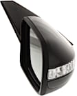 Coupe Driver and Passenger Side Mirror, Power Adjust, Heated, Manual Folding, Paintable, In-housing Signal Light, No Memory, No Puddle Light, No Auto-Dim, No Blind Spot Feature