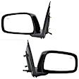 Driver and Passenger Side Mirrors, Power Adjust, Manual Folding, Heated, Paintable, No Signal Light, No Memory, No Puddle Light, No Auto-Dimming, No Blind Spot Feature