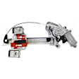 Rear, Driver and Passenger Side Window Regulators Power, with Motor