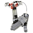 Rear, Driver and Passenger Side Window Regulators Power, with Motor
