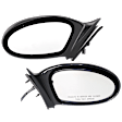 1999-2004 Oldsmobile Alero - Driver and Passenger Side Mirrors, Power, Manual Folding, Heated, Paintable, No Signal Light, No Memory, No Puddle Light, No Auto-Dimming, No Blind Spot Feature