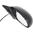 1999-2004 Oldsmobile Alero - Driver and Passenger Side Mirrors, Power, Manual Folding, Heated, Paintable, No Signal Light, No Memory, No Puddle Light, No Auto-Dimming, No Blind Spot Feature